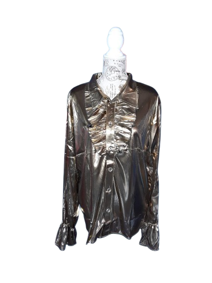 Deguisement Disco Chemise Doree
