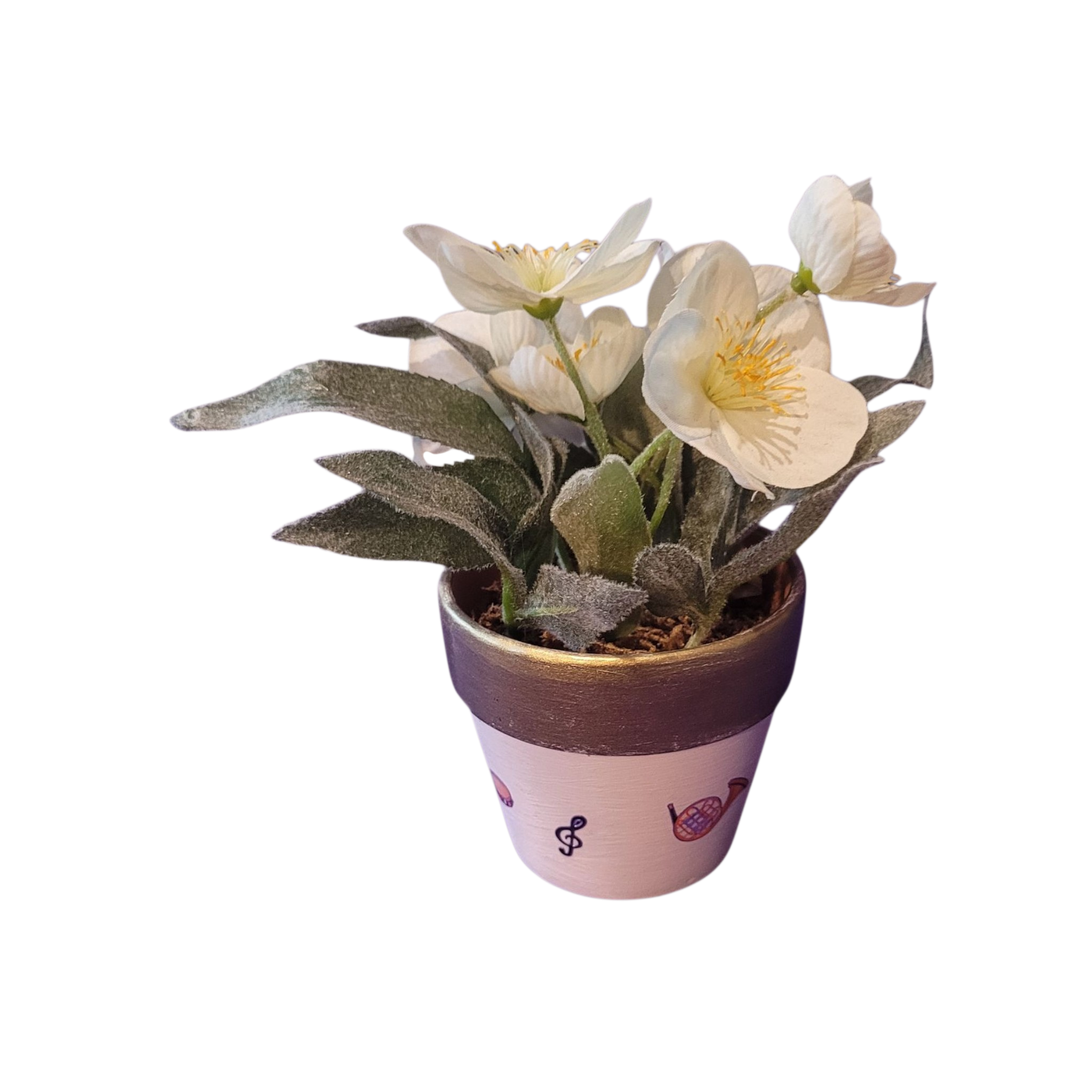 Petit Pot De Fleurs Artificielles Centre De Table