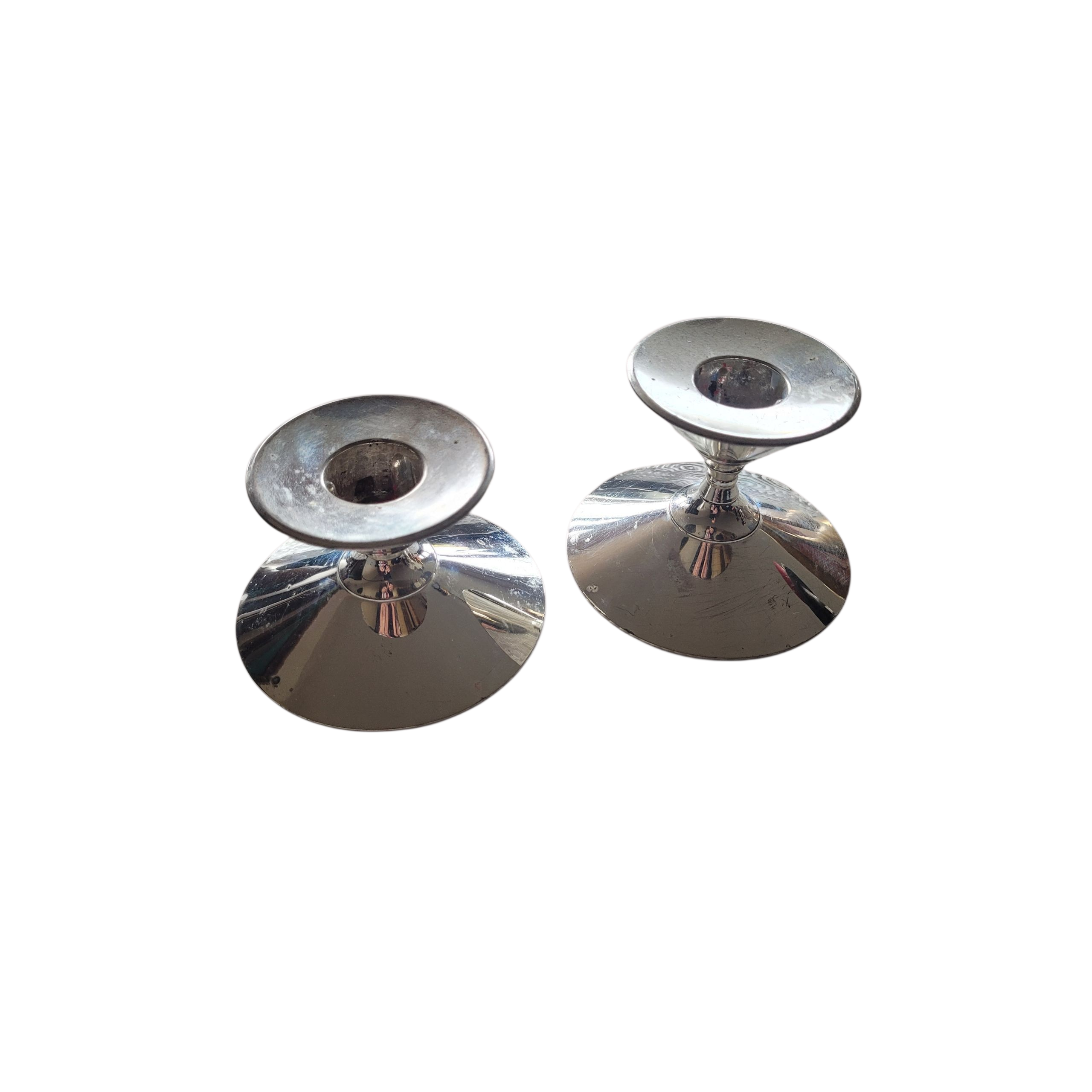 Petits Bougeoirs Argent