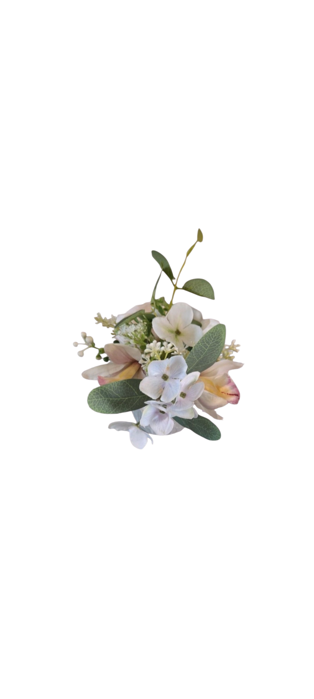 Pot De Fleurs Artificielles Blanc A