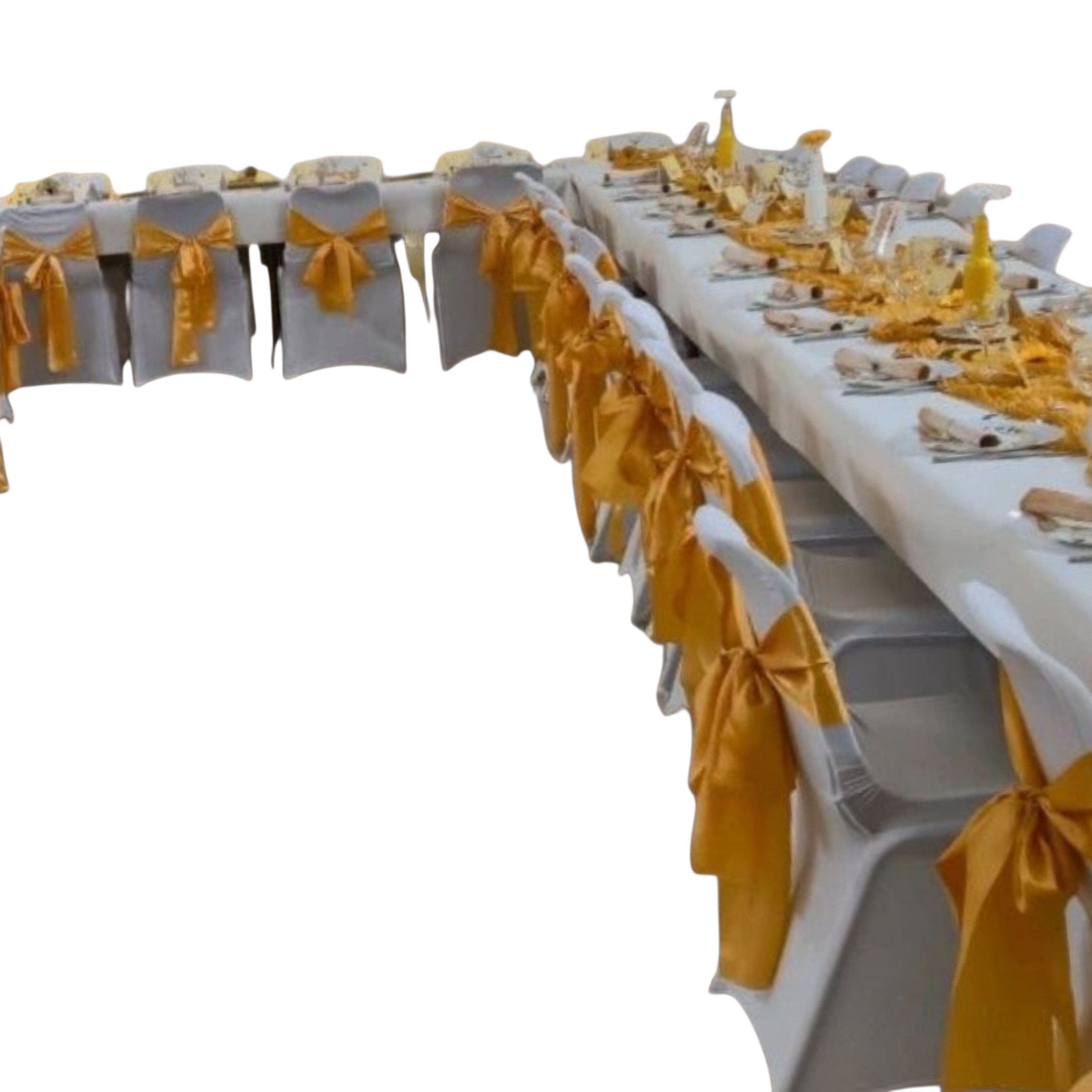 Table Chemin De Table Et Noeuds De Chaises