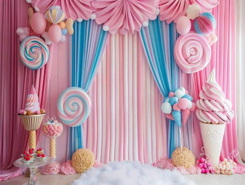 Toile De Fond Dcor Sucreries