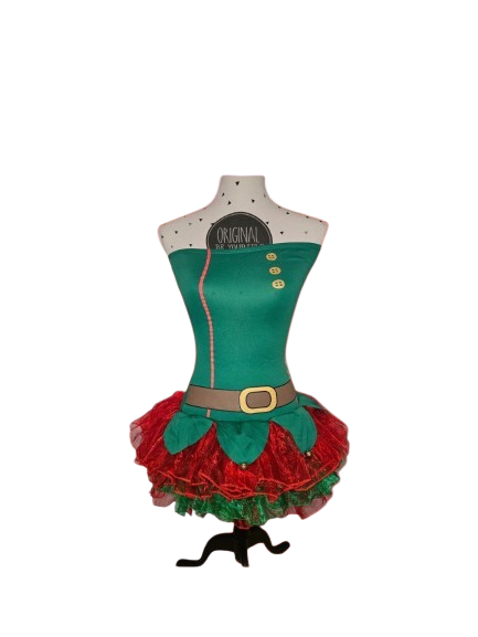 deguisement robe lutin de noel