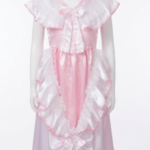 déguisement enfant demoiselle rose et blanc