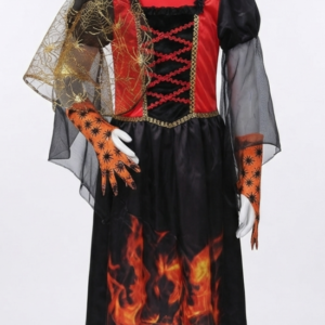 déguisement enfant sorcière flamme ge