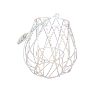 photophore cage blanc