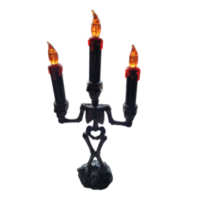 chandelier squelette halloween led
