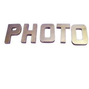 lettrage photo