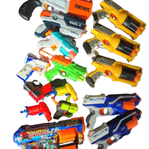 lot de pistolets nerf