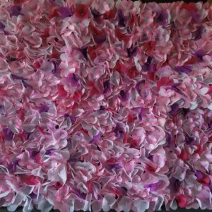 mur de fleurs