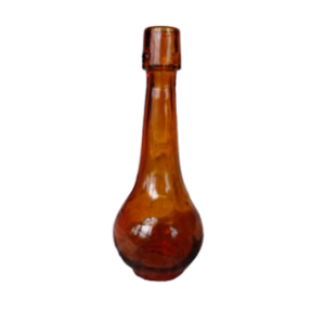 petit vase orange bulle