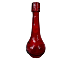 petit vase rouge bulle