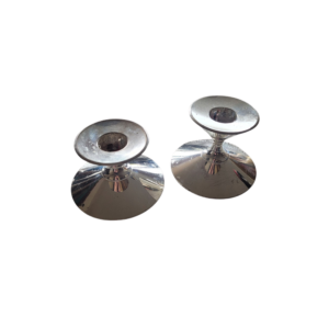 petits bougeoirs argent