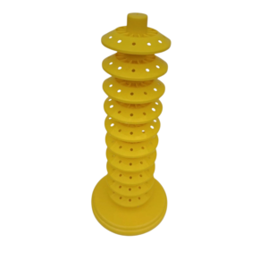 support sucette jaune