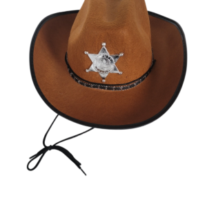 chapeau de cowboy avec étoile