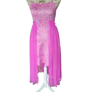 déguisement enfant robe princesse rose et étoiles