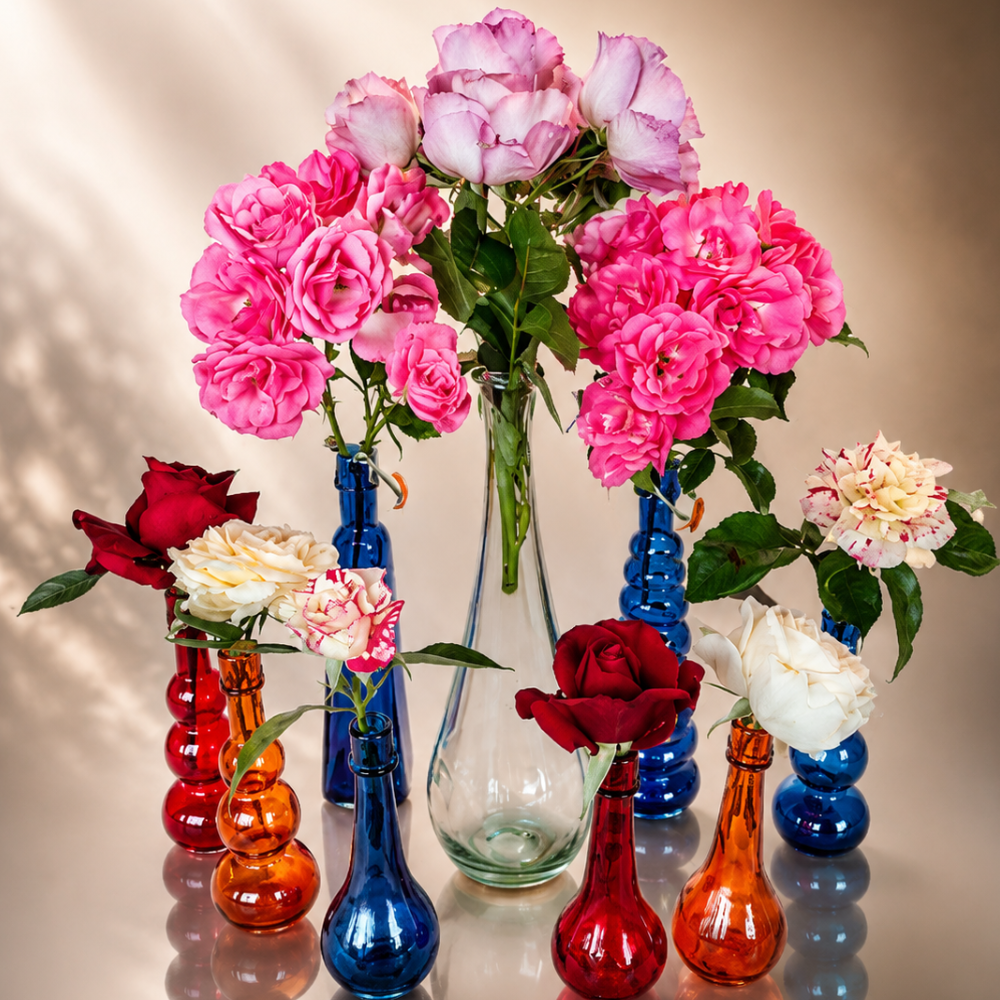 ensemble vases et fleurs 2