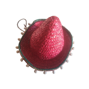 petit chapeau méxicain rouge