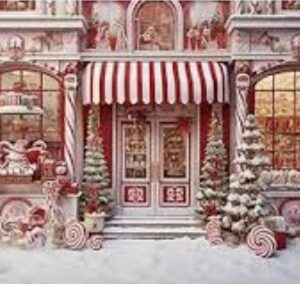 toile de fond backdrop de noël b